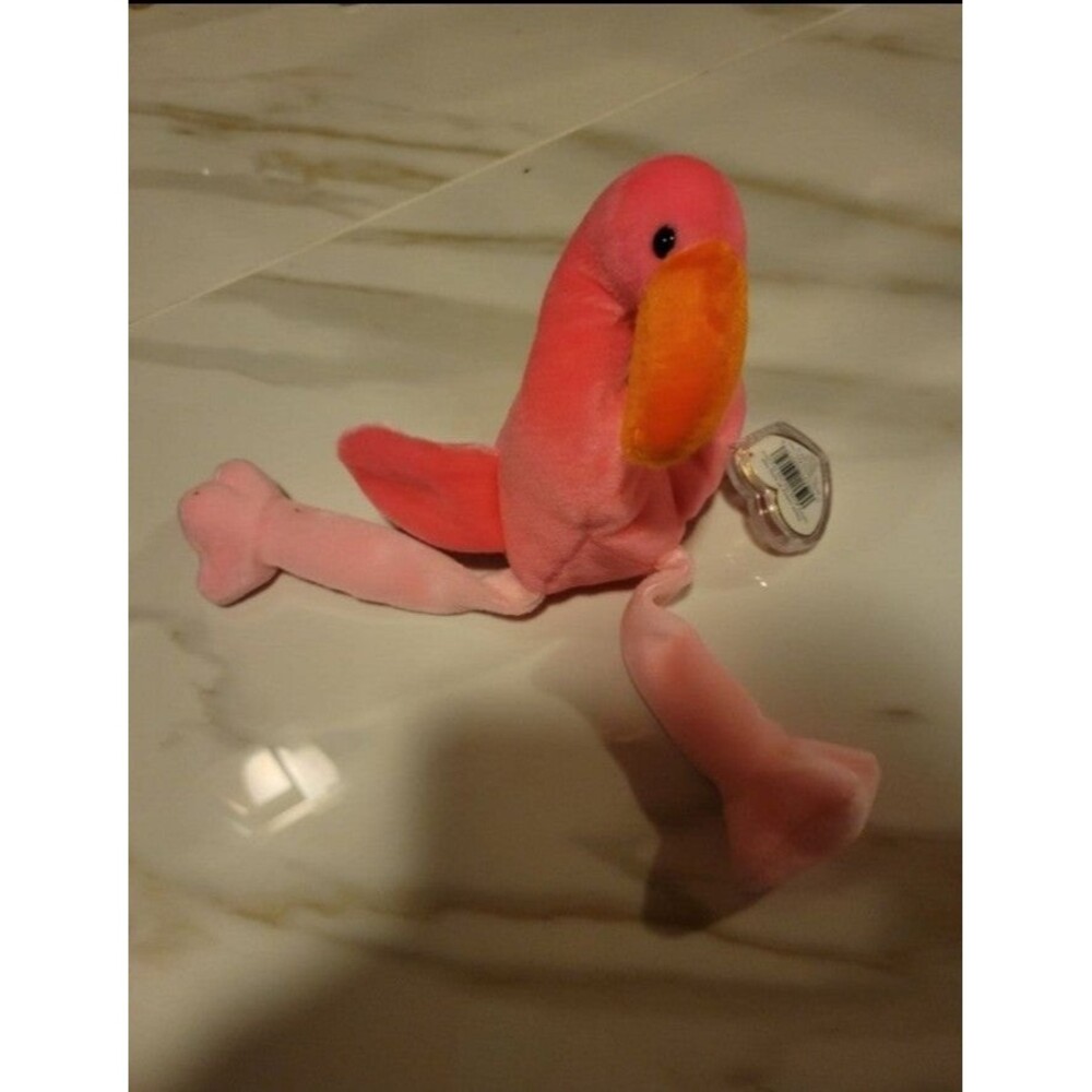Ty Beanie Babies Pinky The Flamingo